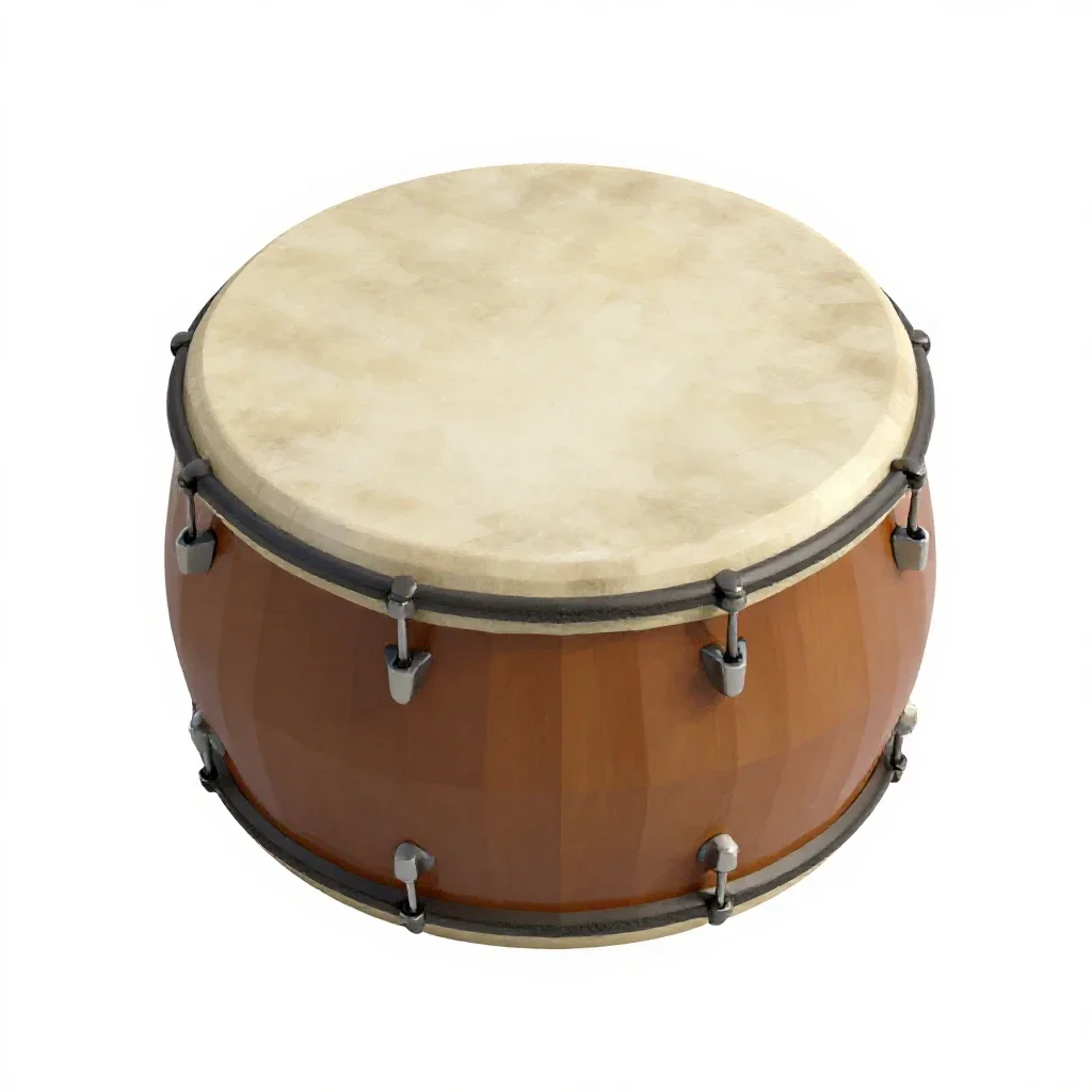 Hang drum isolated on a white background