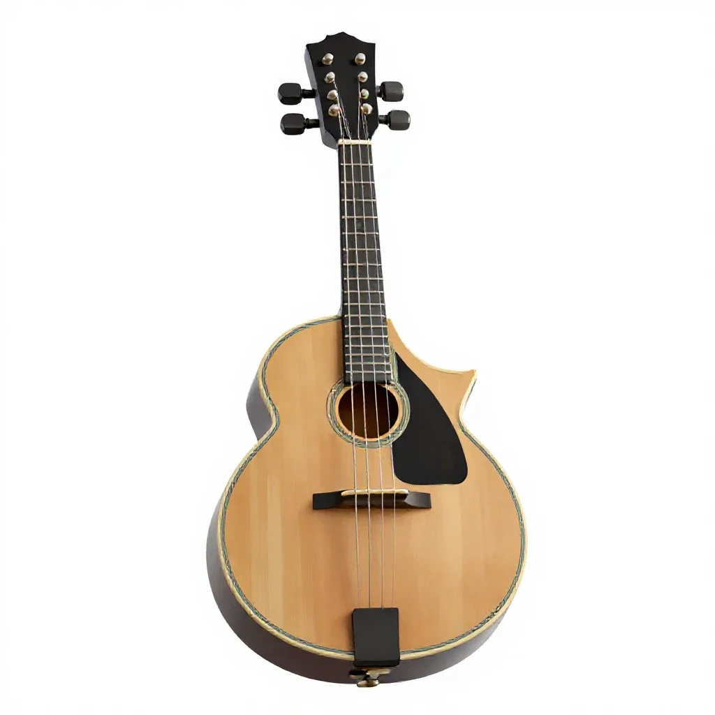 Mandolin isolated on a white background