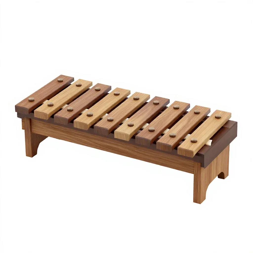 Marimba isolated on a white background