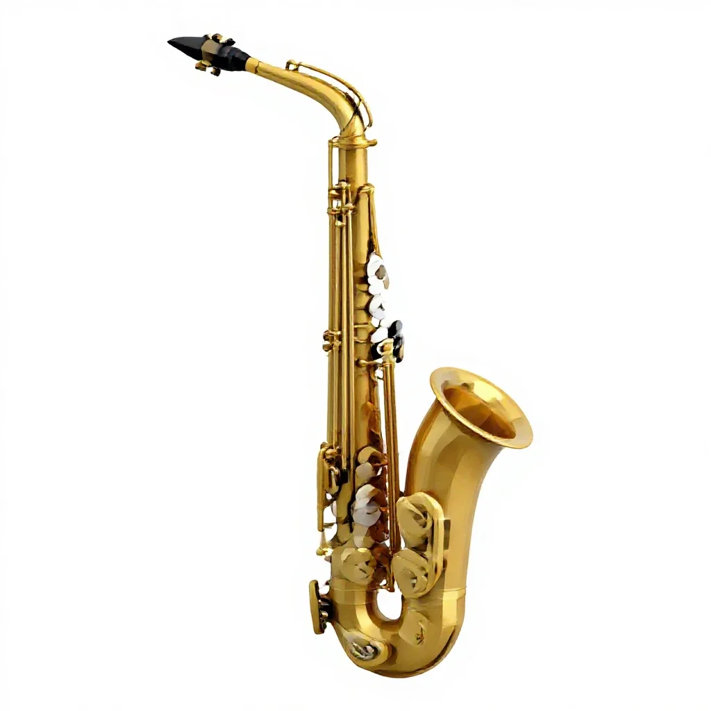Saxophone isolated on a white background