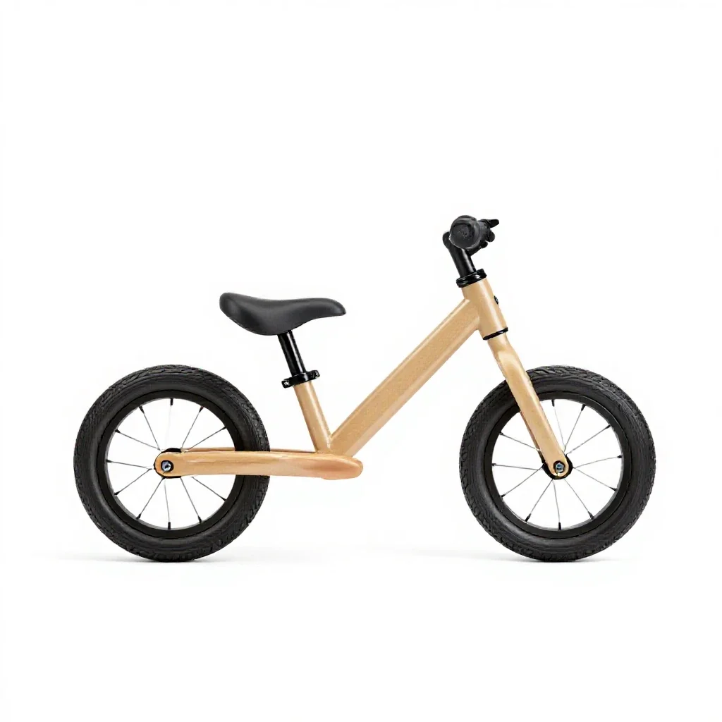 Balance bike isolated on a white background