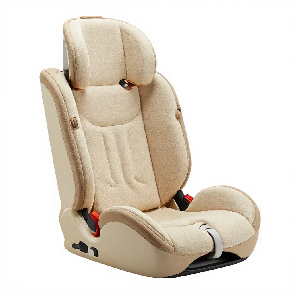 Car seat isolated on a white background