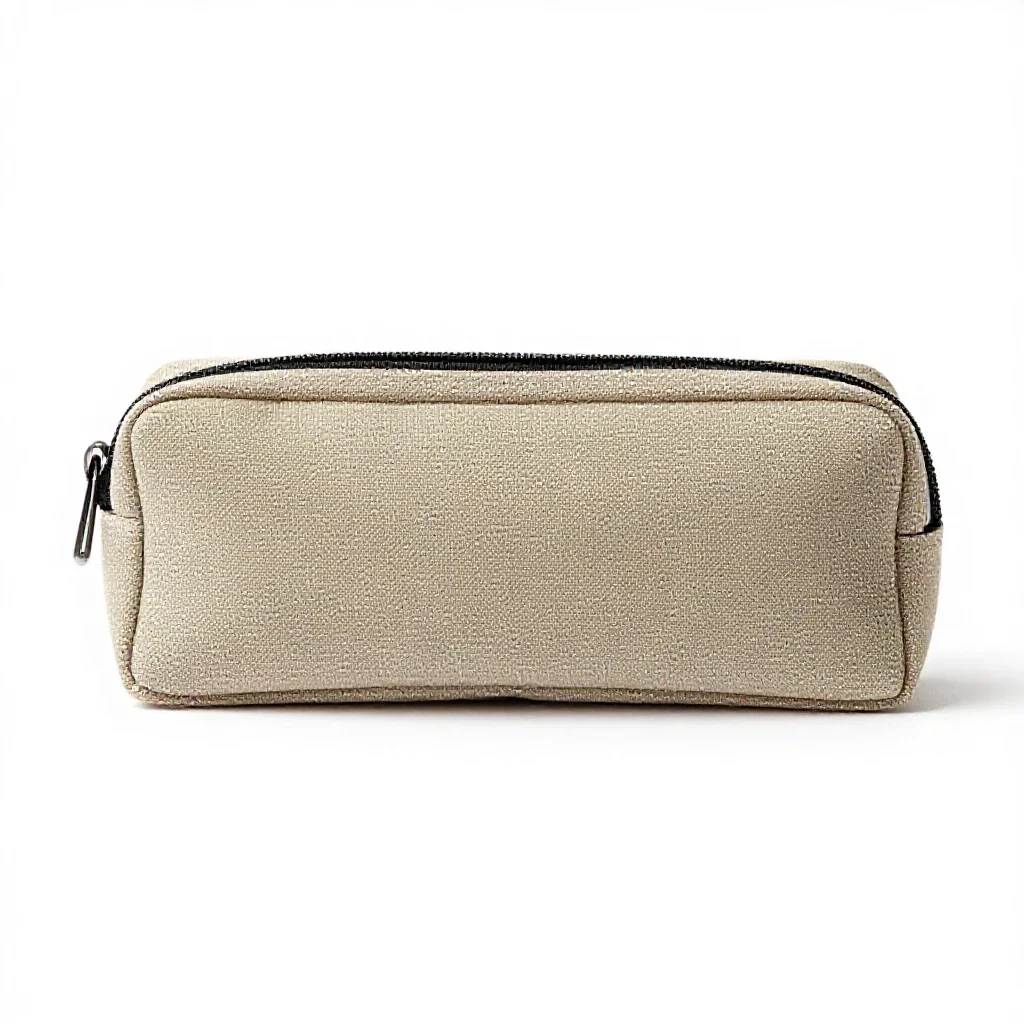 Pencil case isolated on a white background