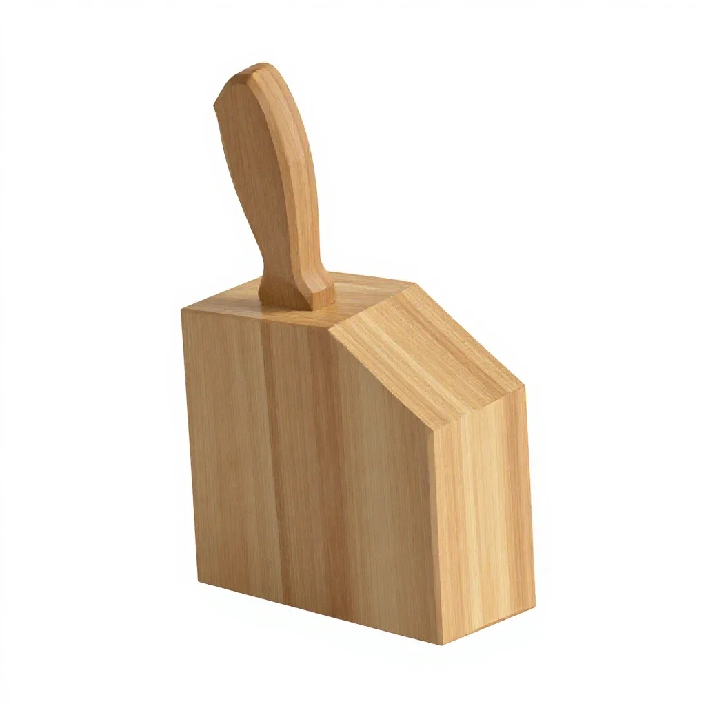 Knife block isolated on a white background