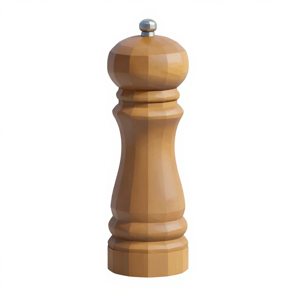 Pepper mill isolated on a white background