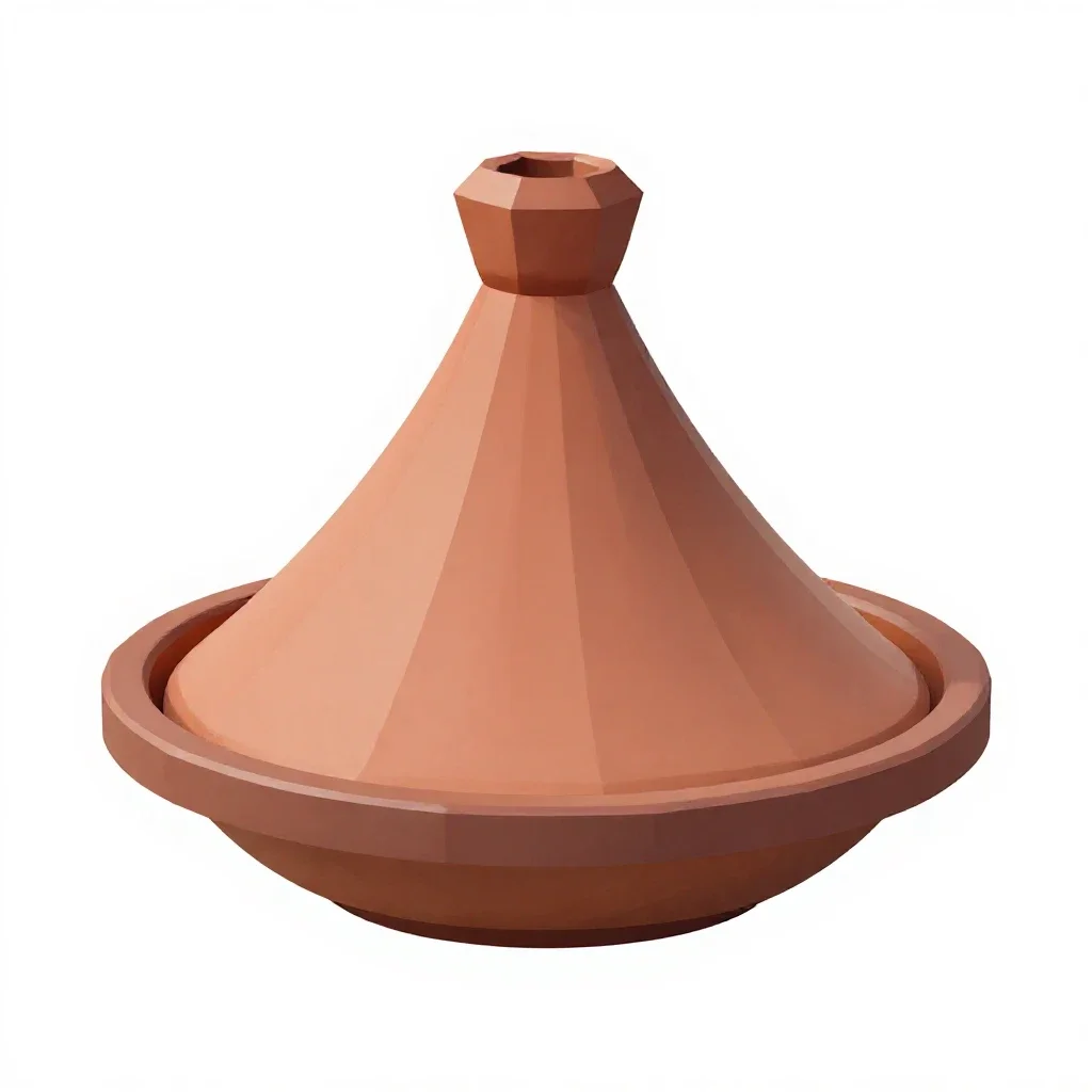Tagine isolated on a white background
