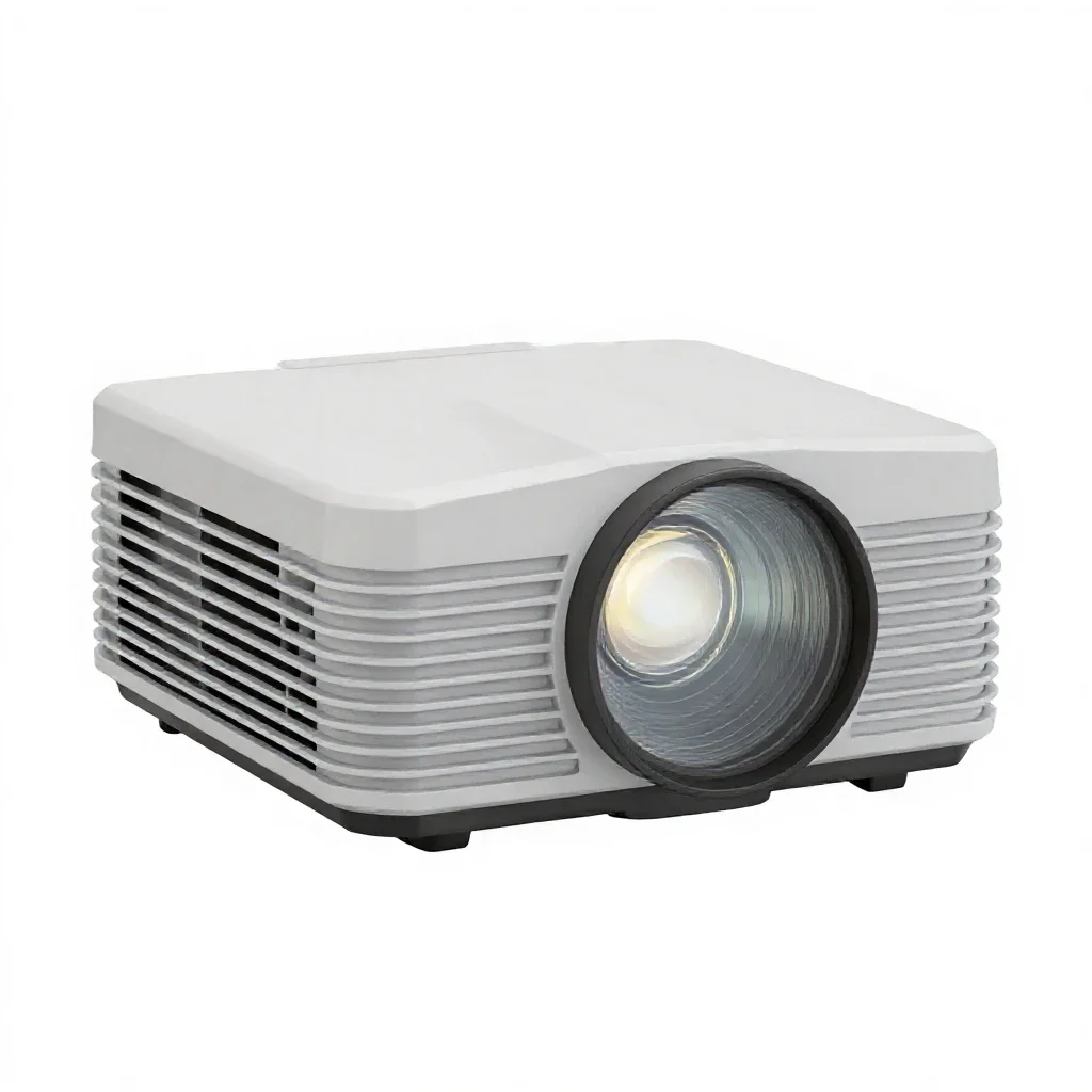 Projector lamp isolated on a white background