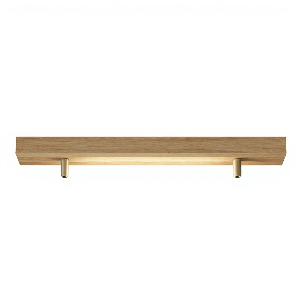 Track lighting bar isolated on a white background