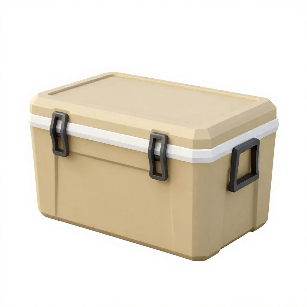 Cooler box isolated on a white background