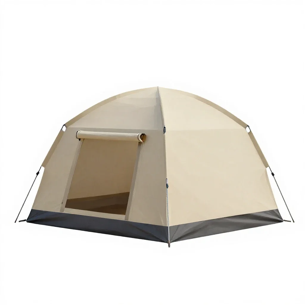 Dome tent isolated on a white background