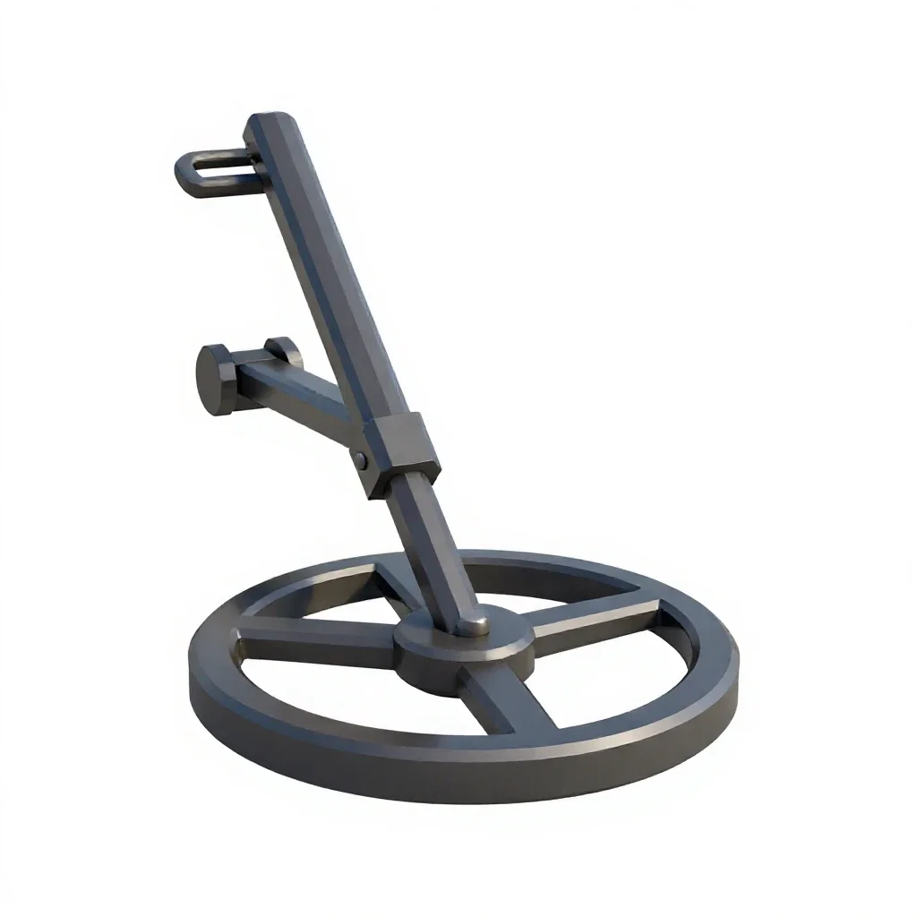 Metal detector isolated on a white background