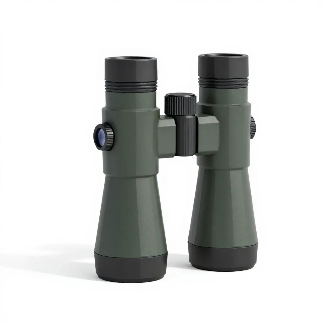 Spotting scope isolated on a white background