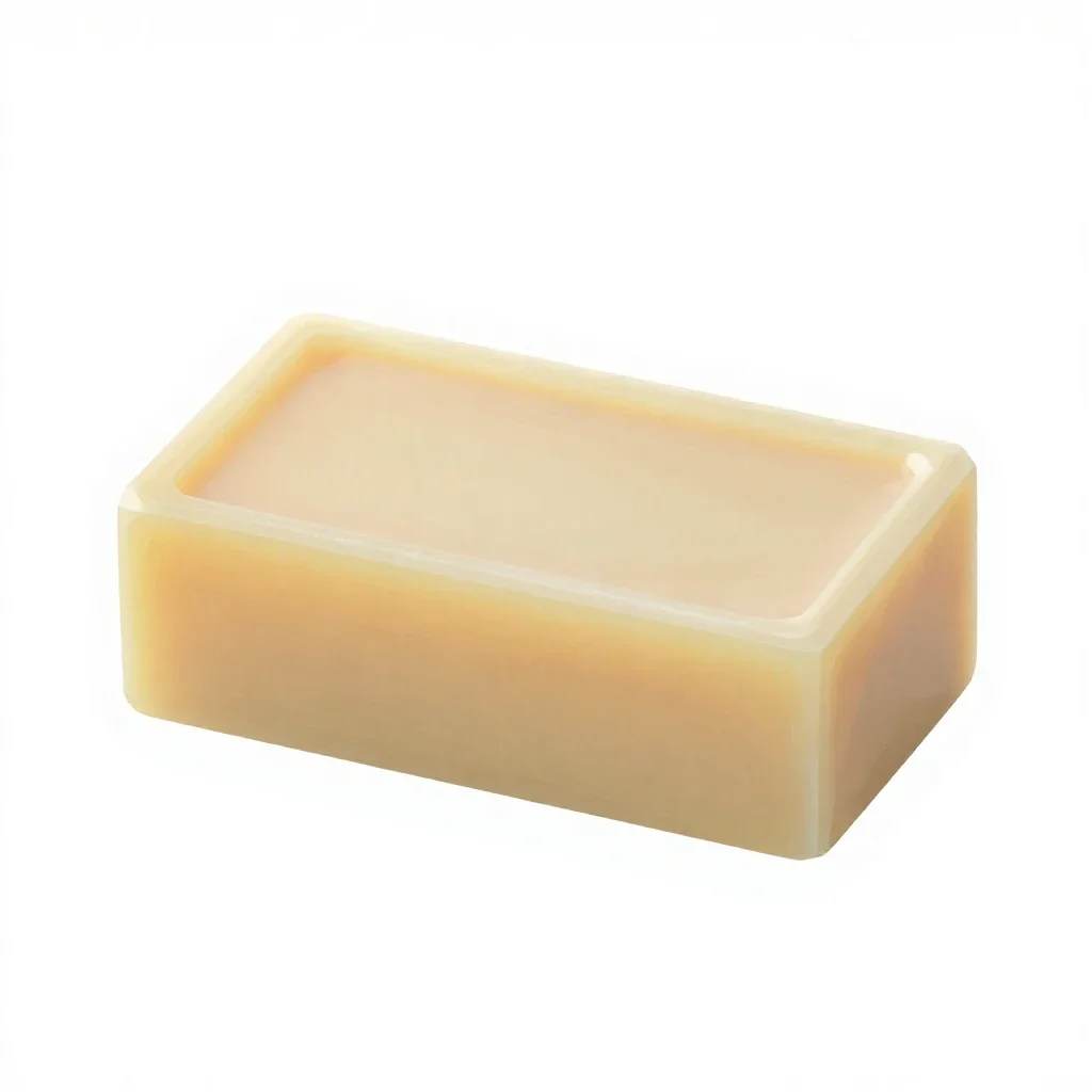 Surf wax bar isolated on a white background