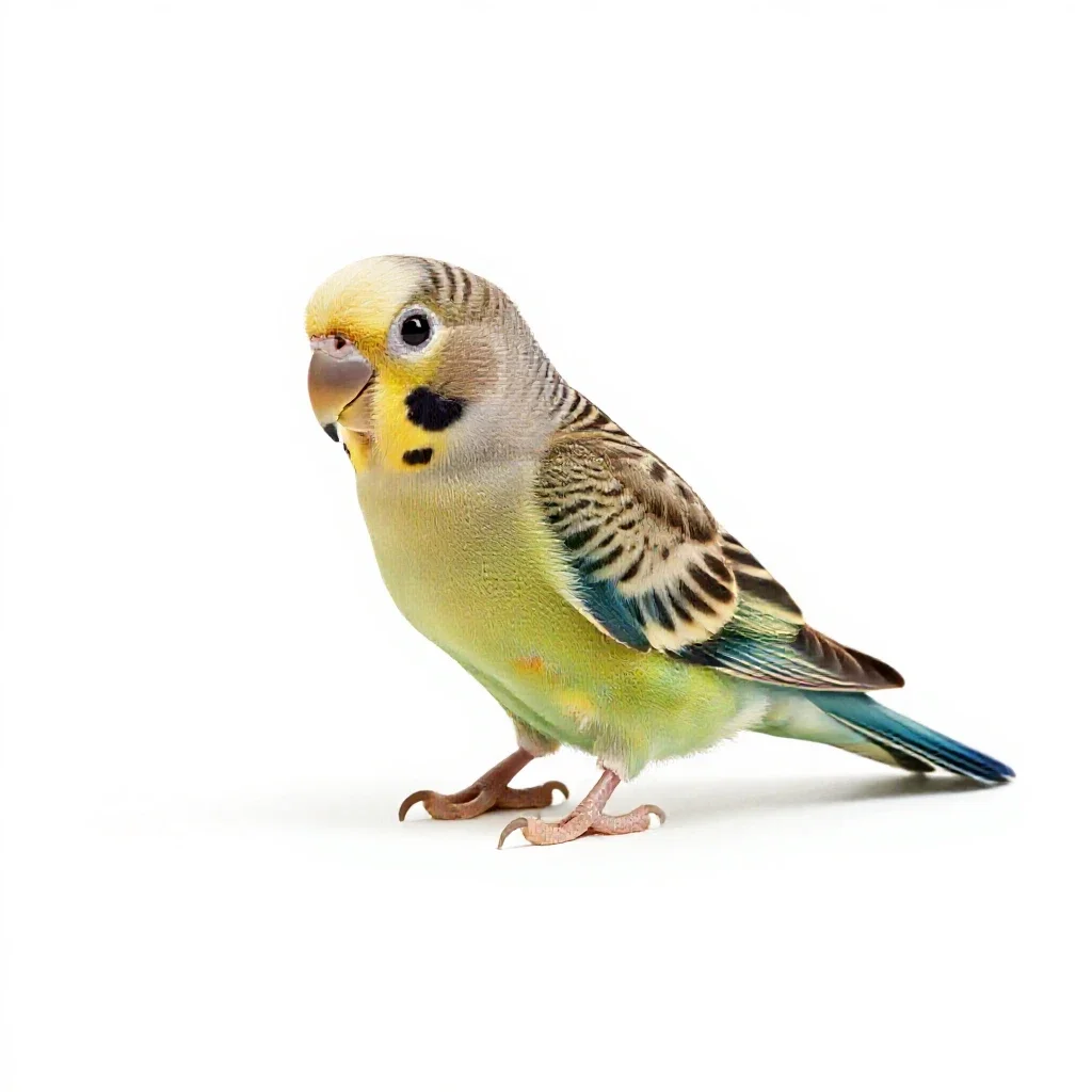 Parrot foraging toy isolated on a white background