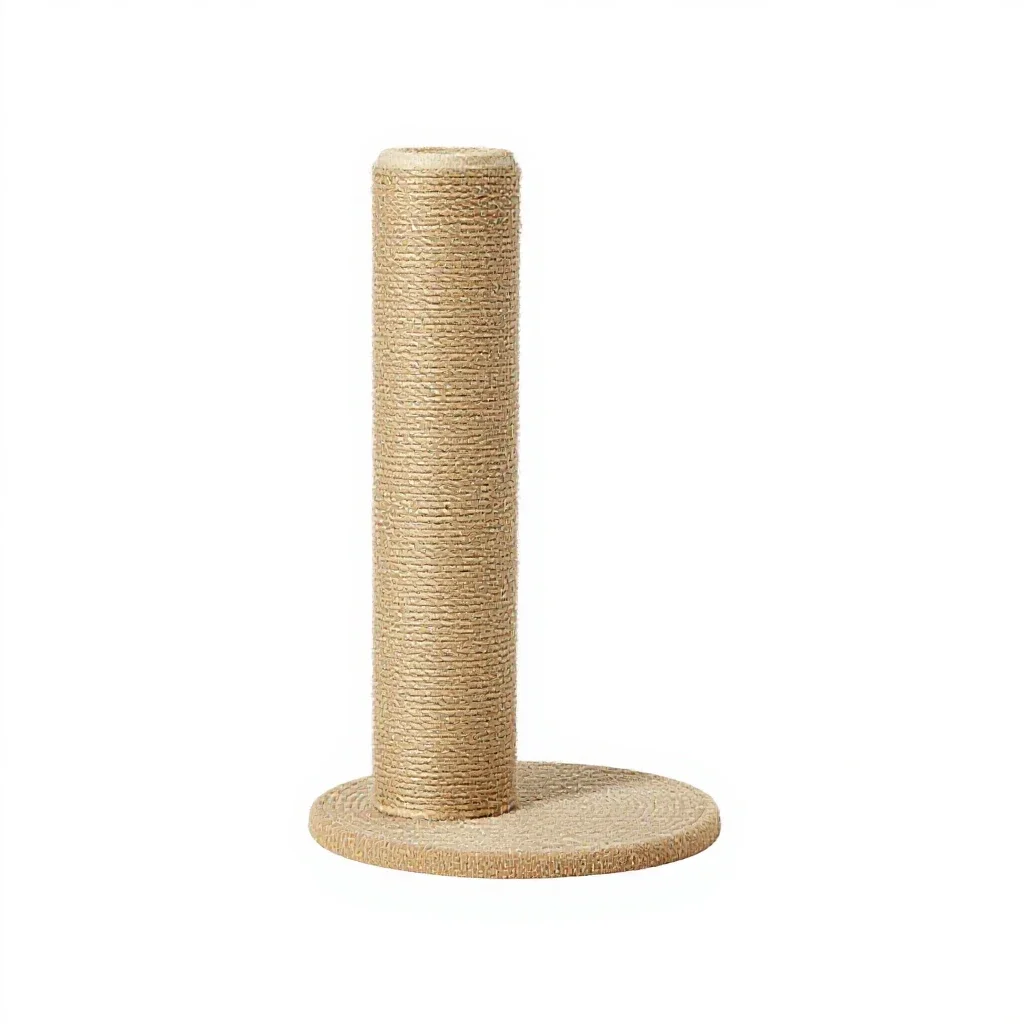Scratching post isolated on a white background