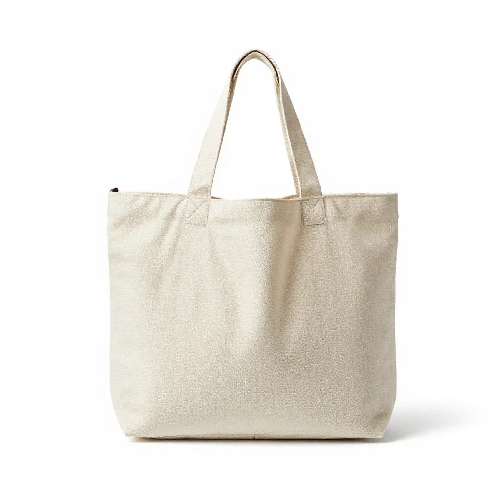 Soft carrier bag isolated on a white background
