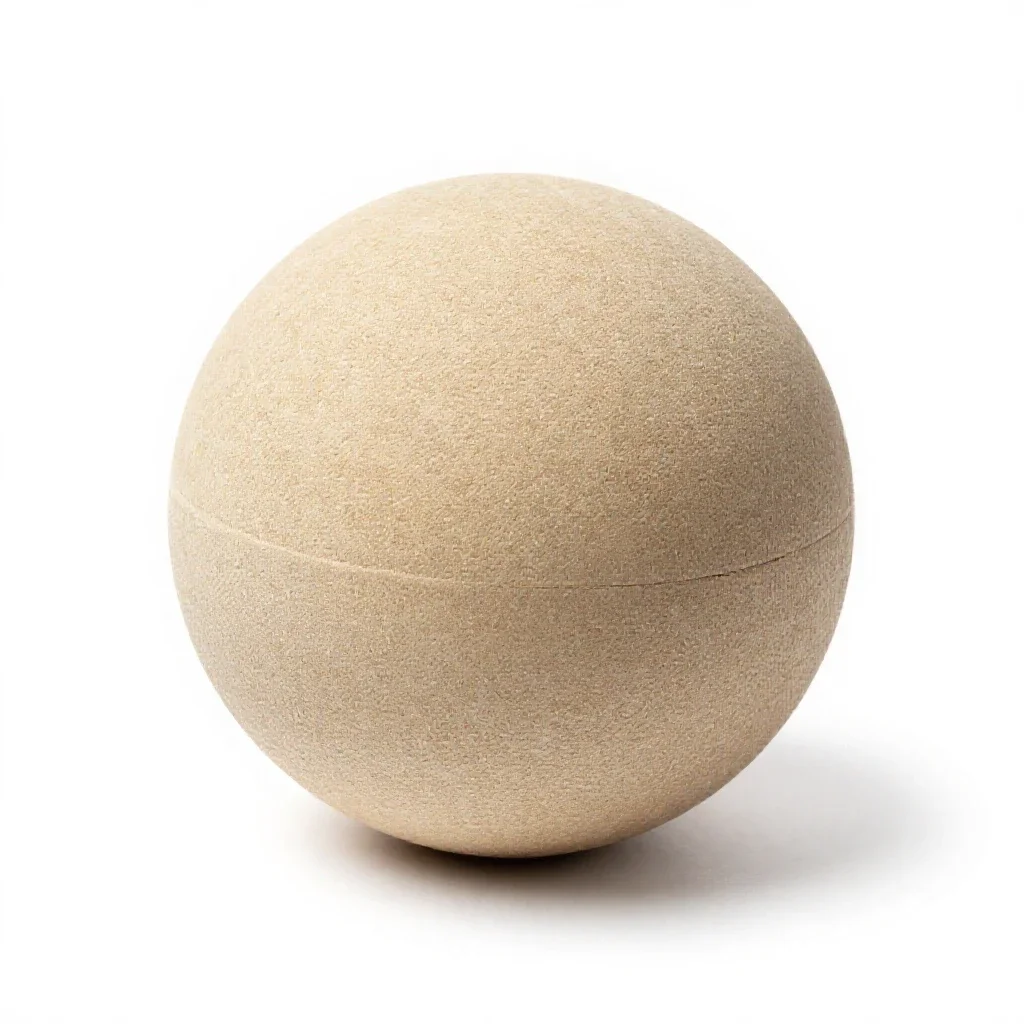 Treat puzzle ball isolated on a white background