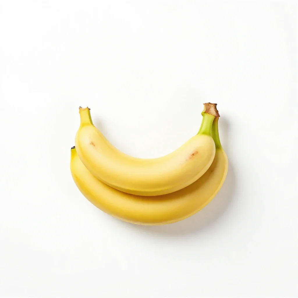 Bunch of bananas isolated on a white background