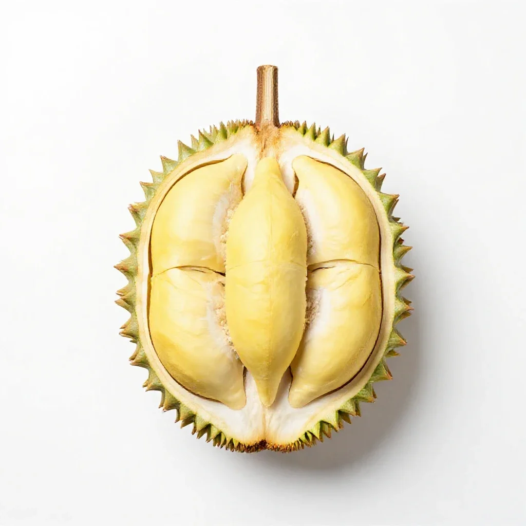 Durian isolated on a white background