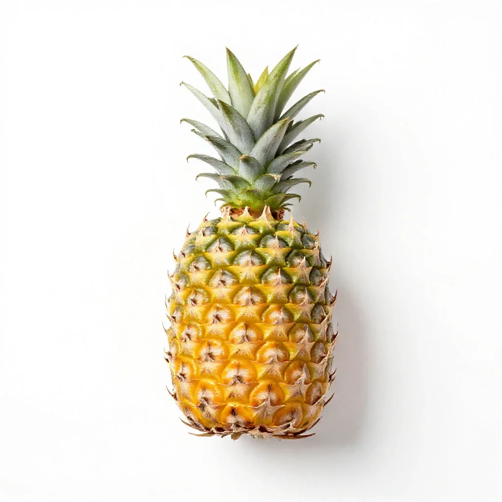 Pineapple isolated on a white background