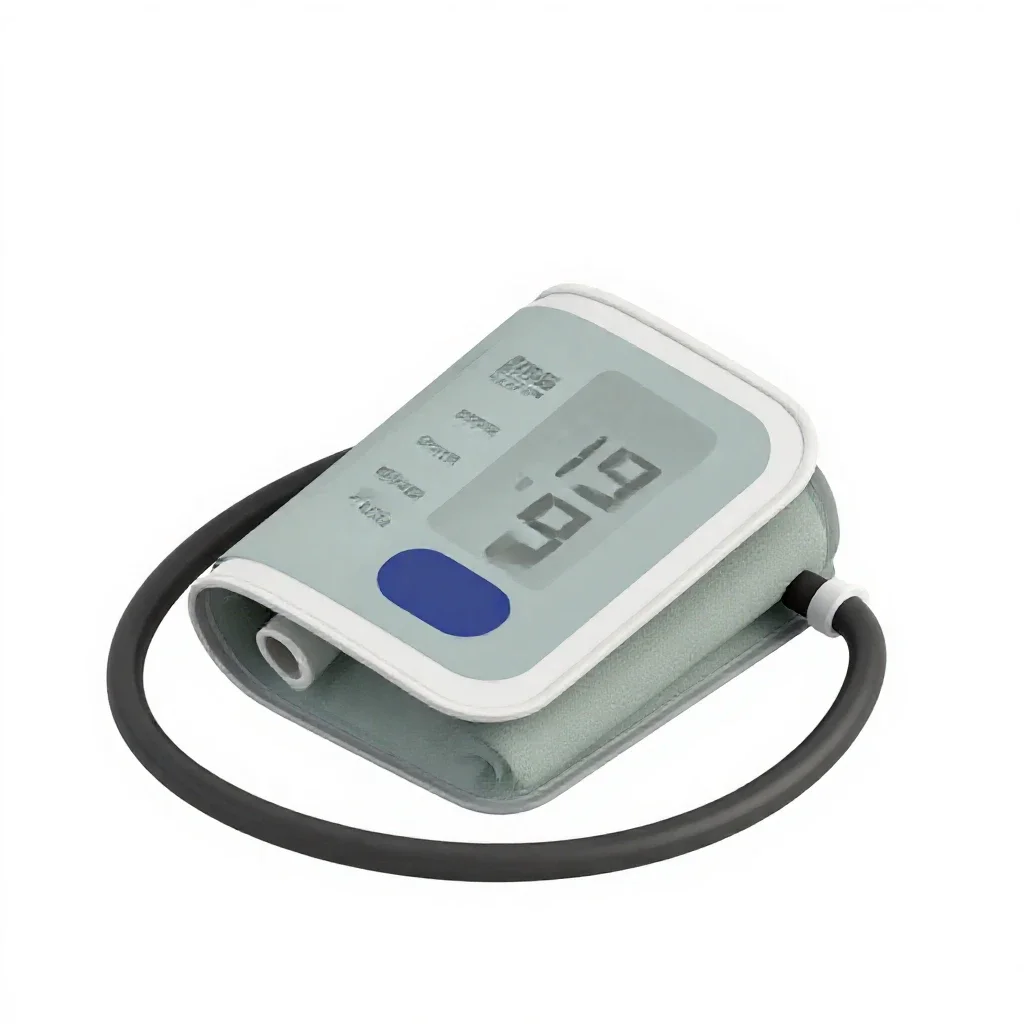 Blood pressure cuff isolated on a white background