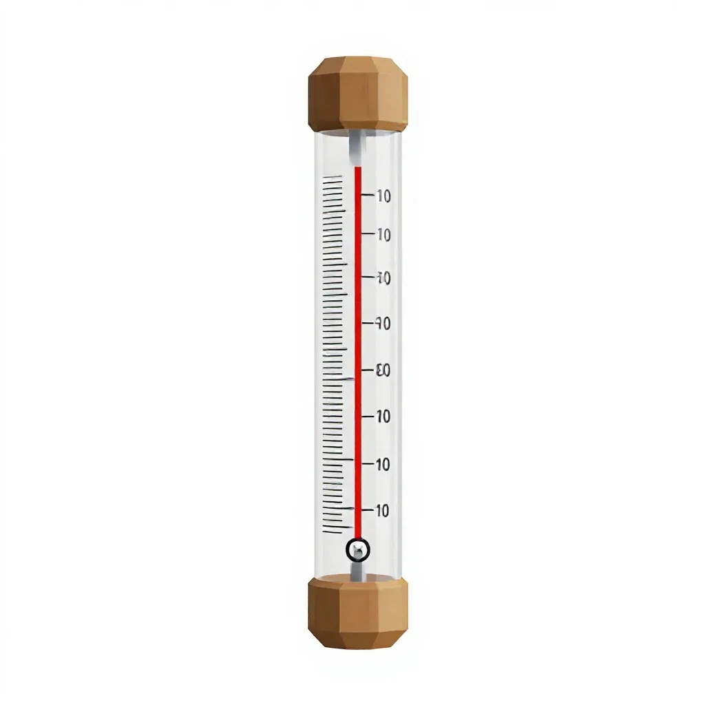 Rain gauge isolated on a white background