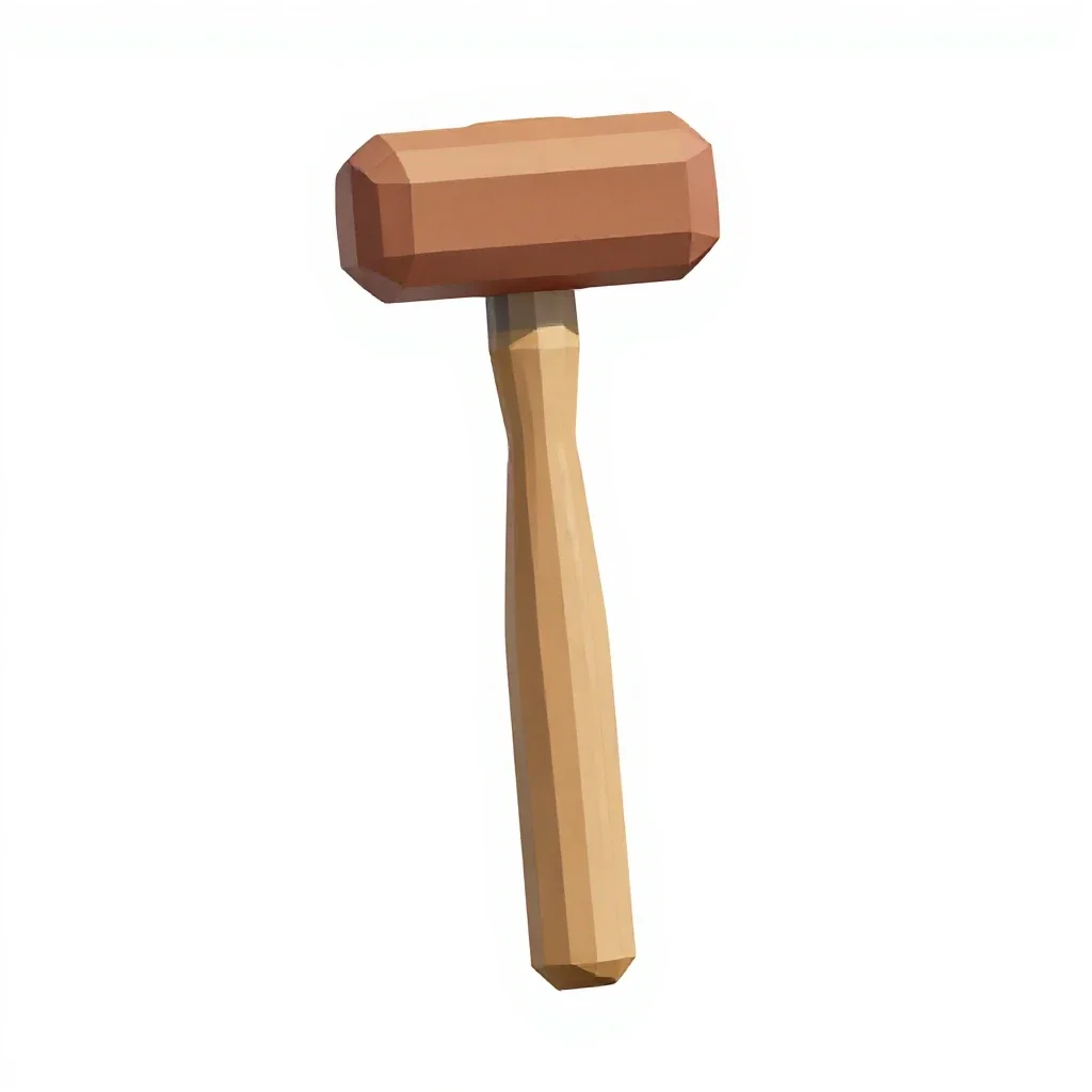 Reflex hammer isolated on a white background