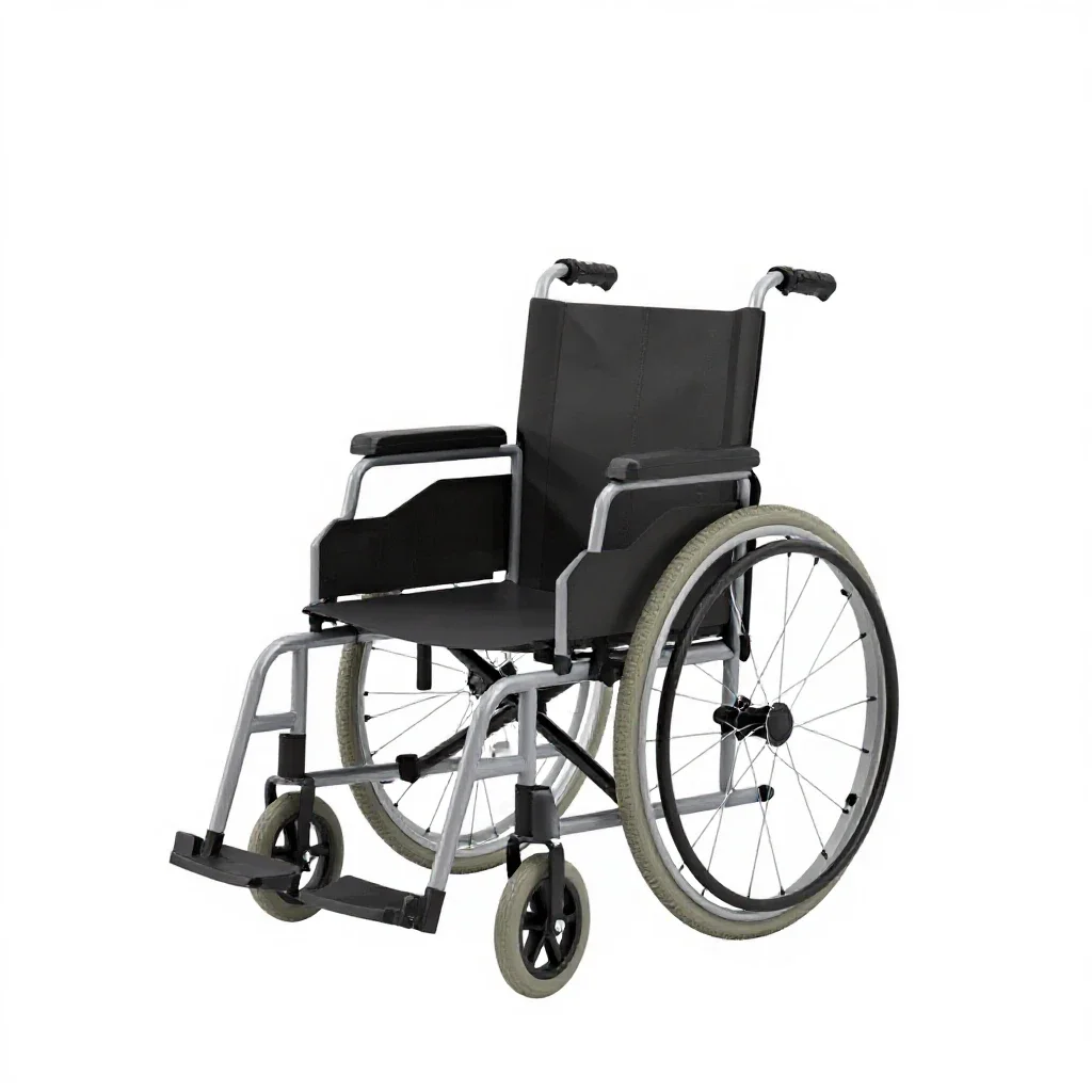 Wheelchair isolated on a white background
