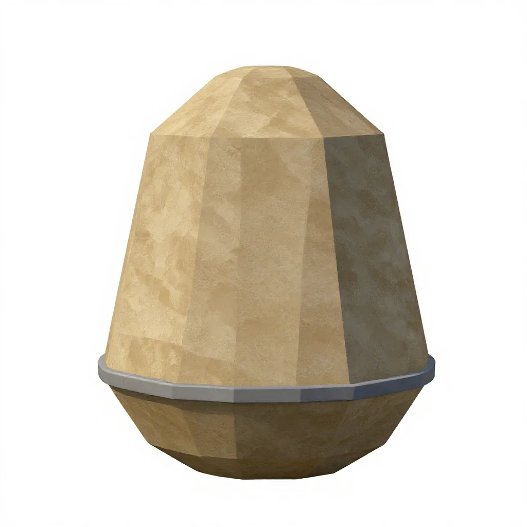 Cryosleep pod isolated on a white background