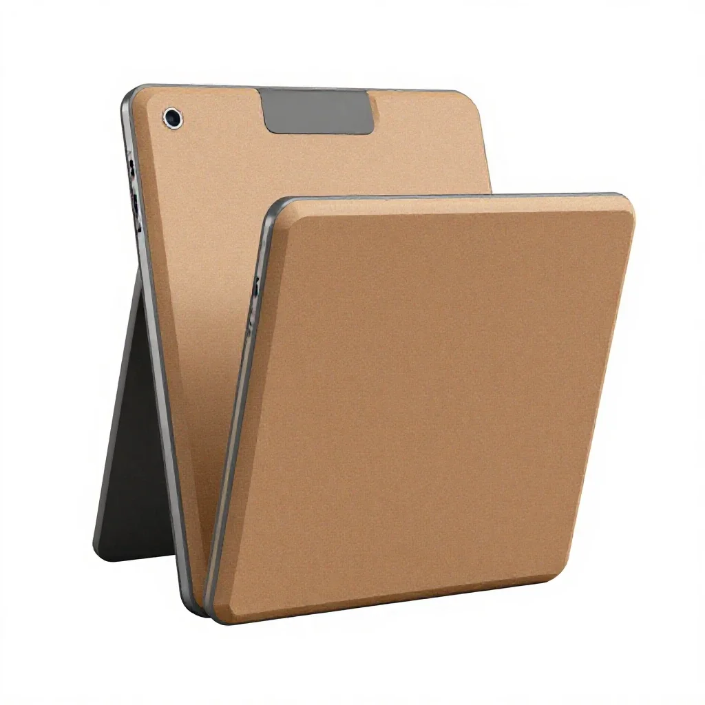 Data slate tablet isolated on a white background