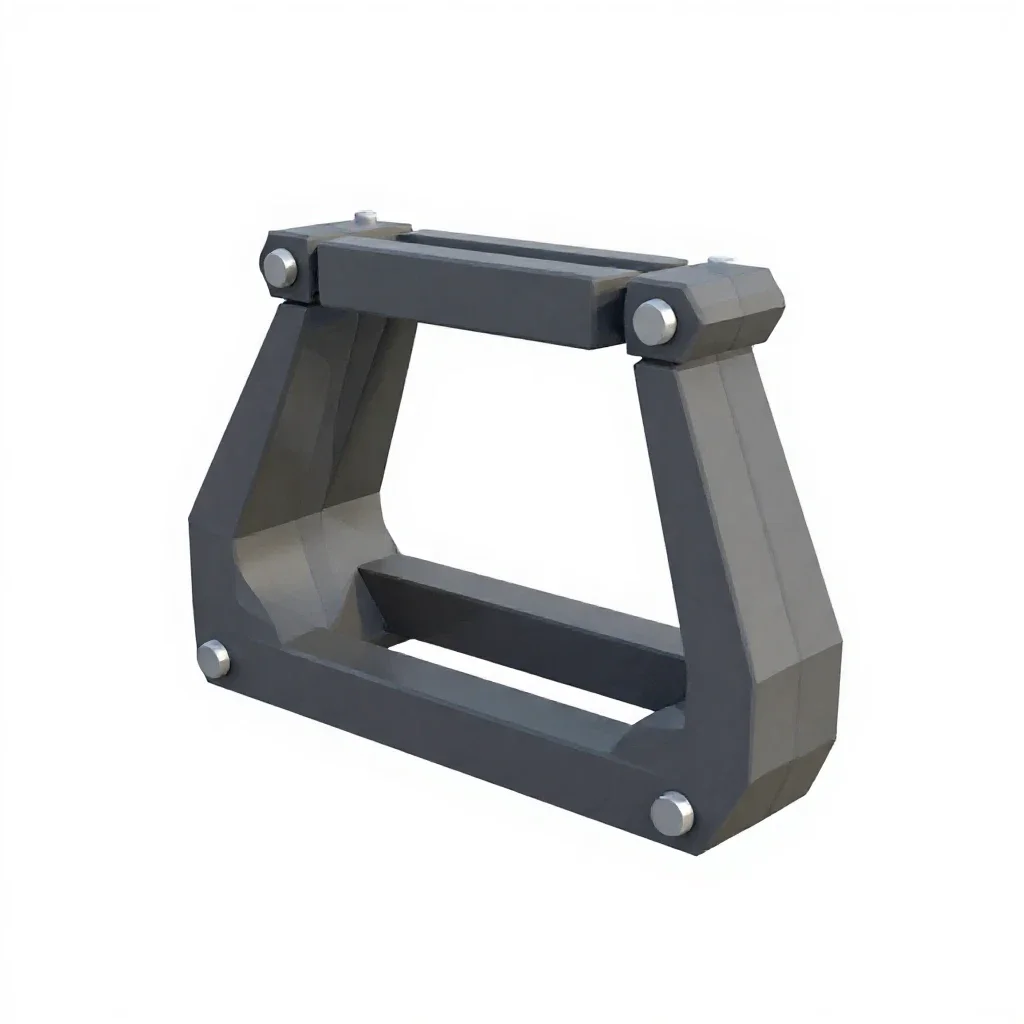 Shuttle docking clamp isolated on a white background