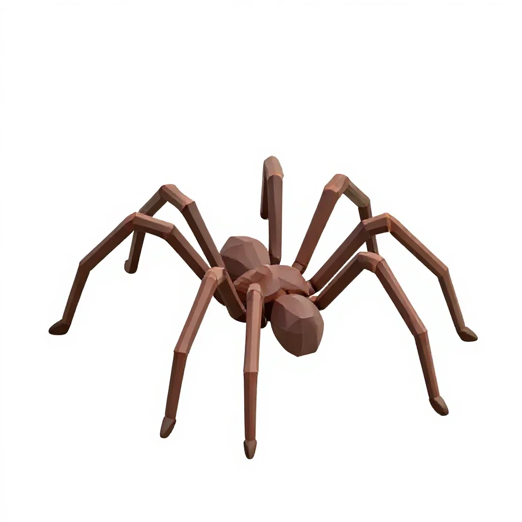 Spider walker probe isolated on a white background