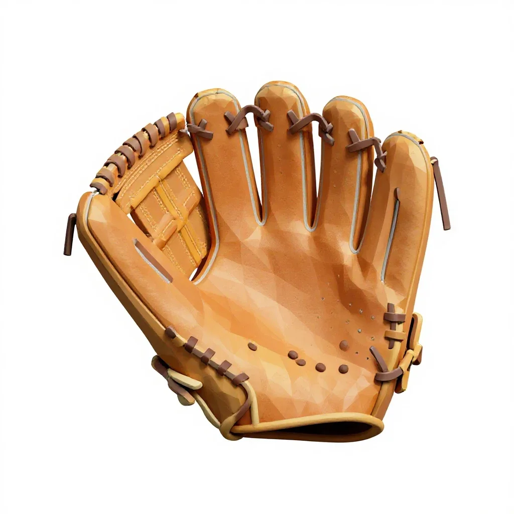 Baseball glove isolated on a white background