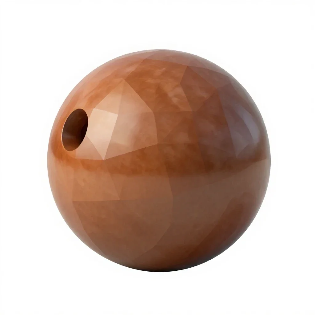 Bowling ball isolated on a white background