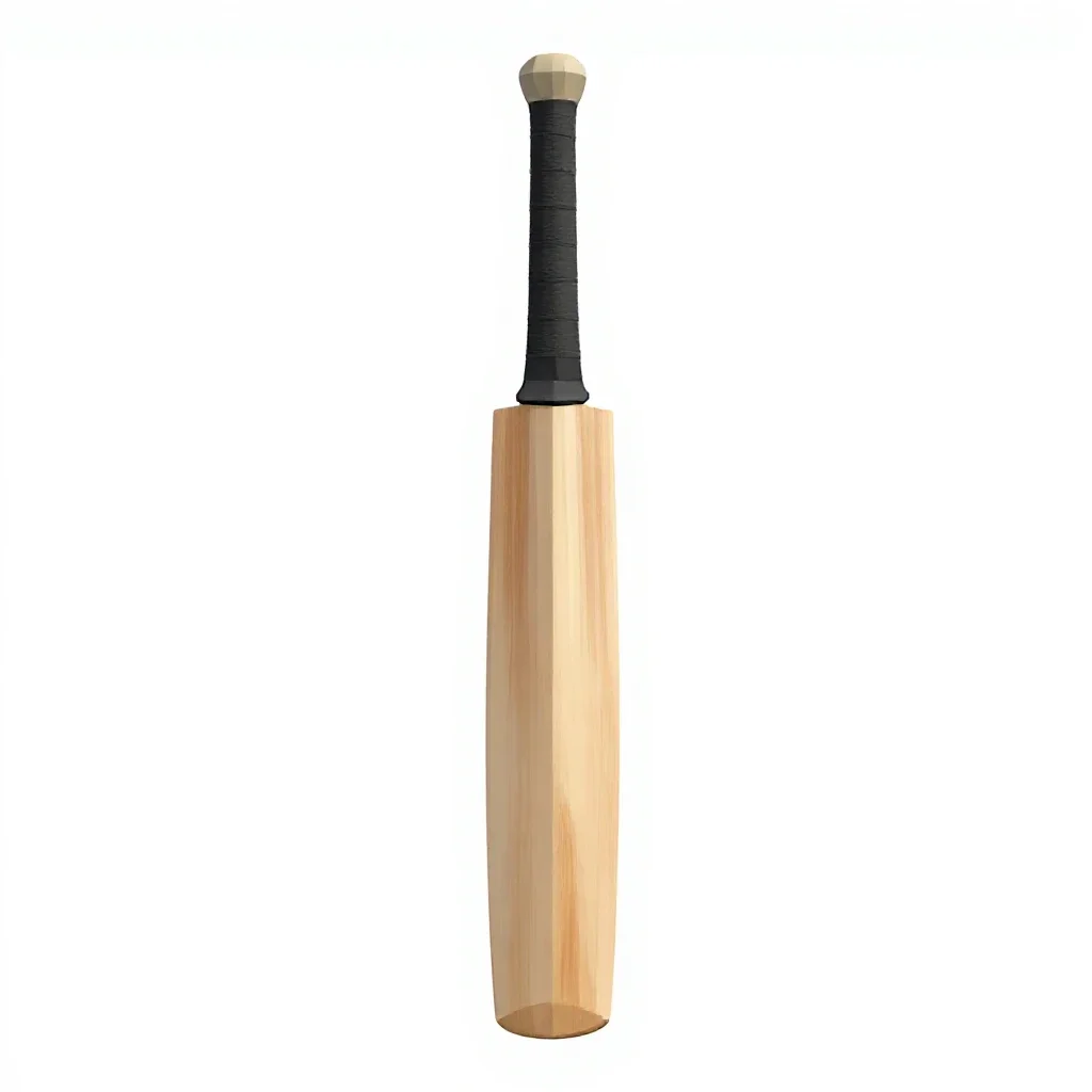 Cricket bat isolated on a white background