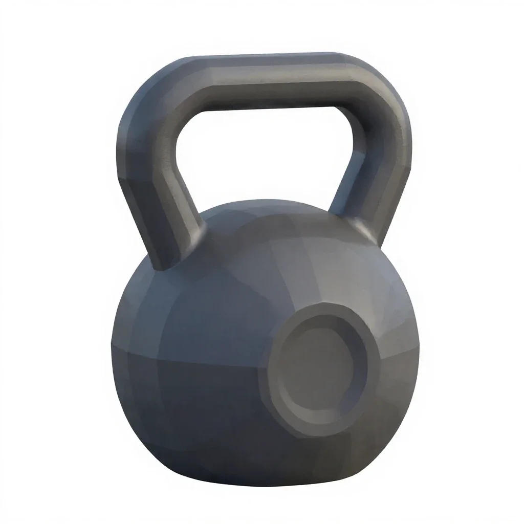 Kettlebell isolated on a white background