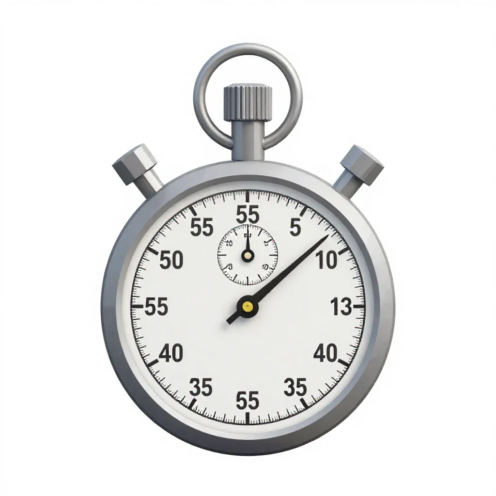Stopwatch isolated on a white background