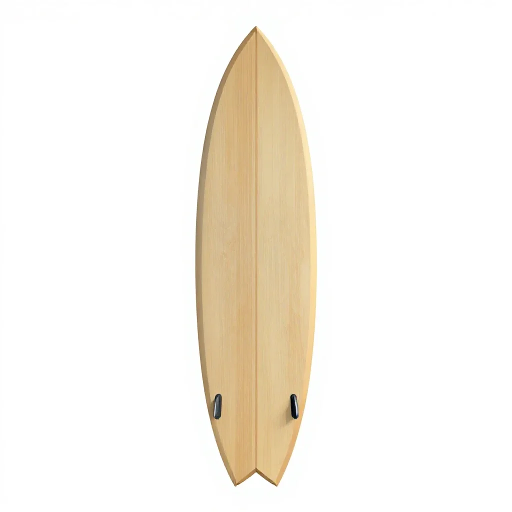 Surfboard isolated on a white background