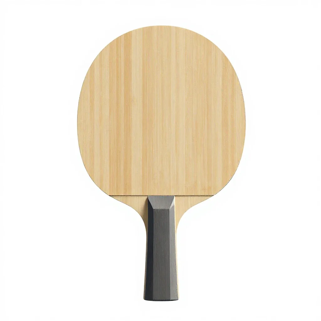 Table tennis paddle isolated on a white background
