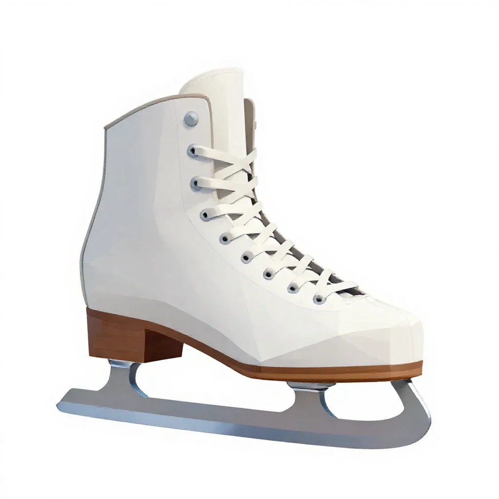 Ice skate isolated on a white background
