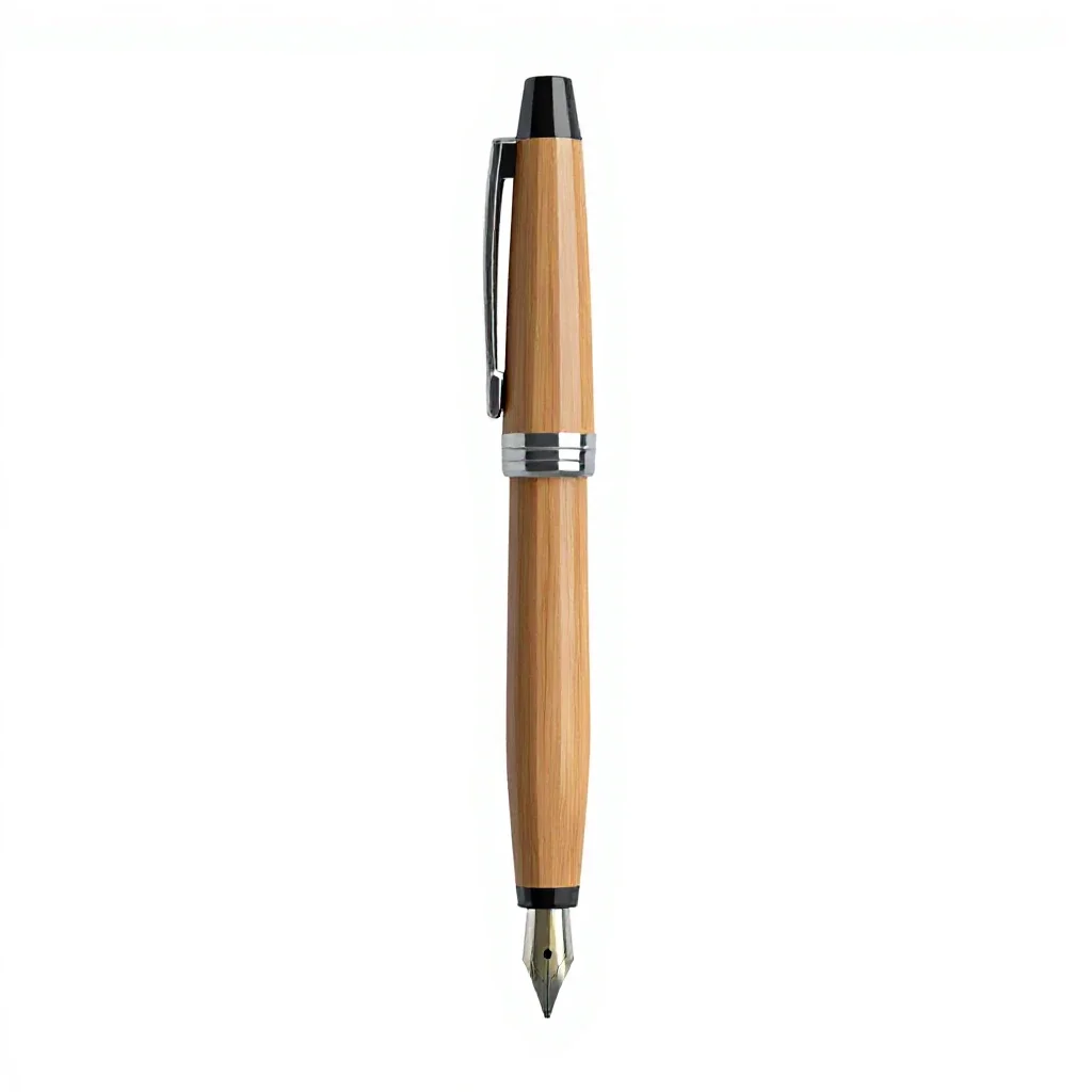 Fountain pen isolated on a white background