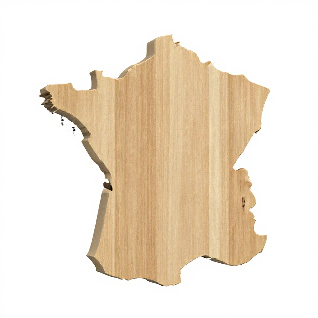 French curve template isolated on a white background