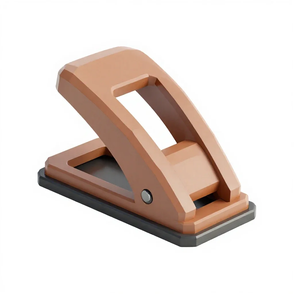 Hole punch isolated on a white background
