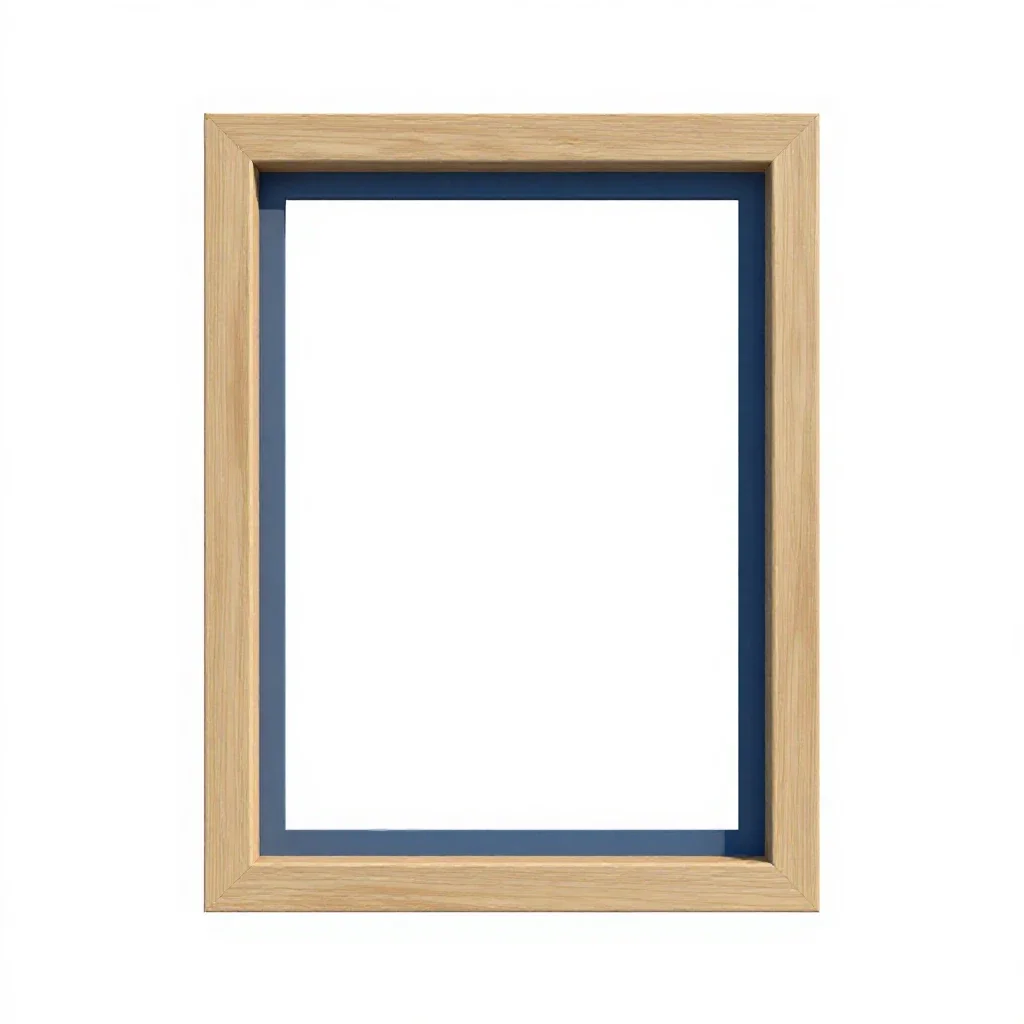 Screen printing frame isolated on a white background