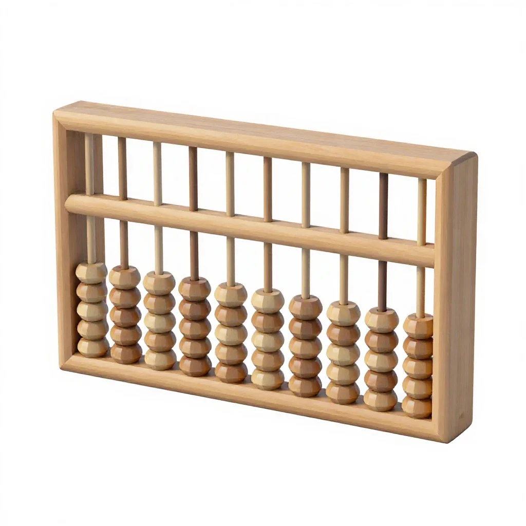 Abacus isolated on a white background