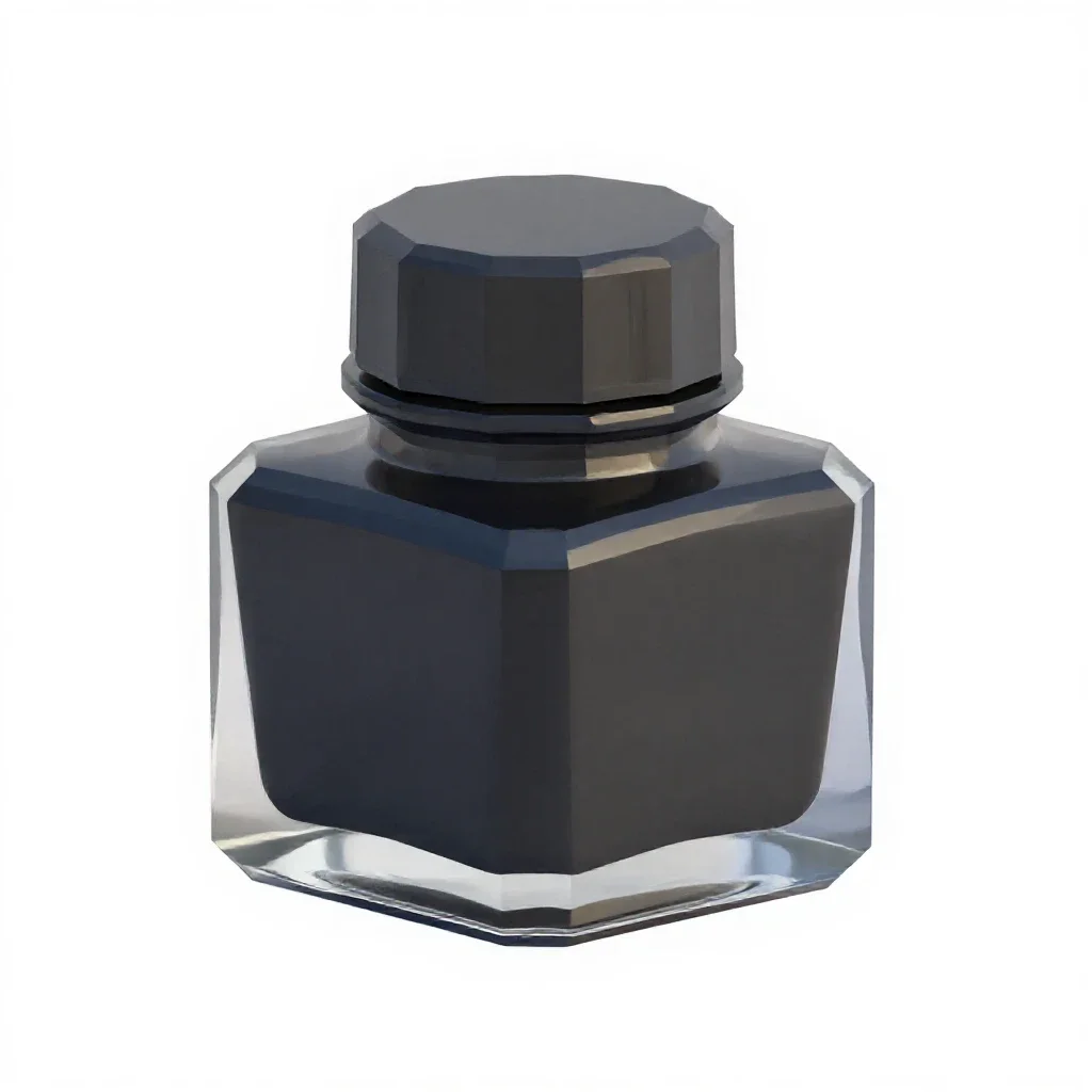 Inkwell isolated on a white background
