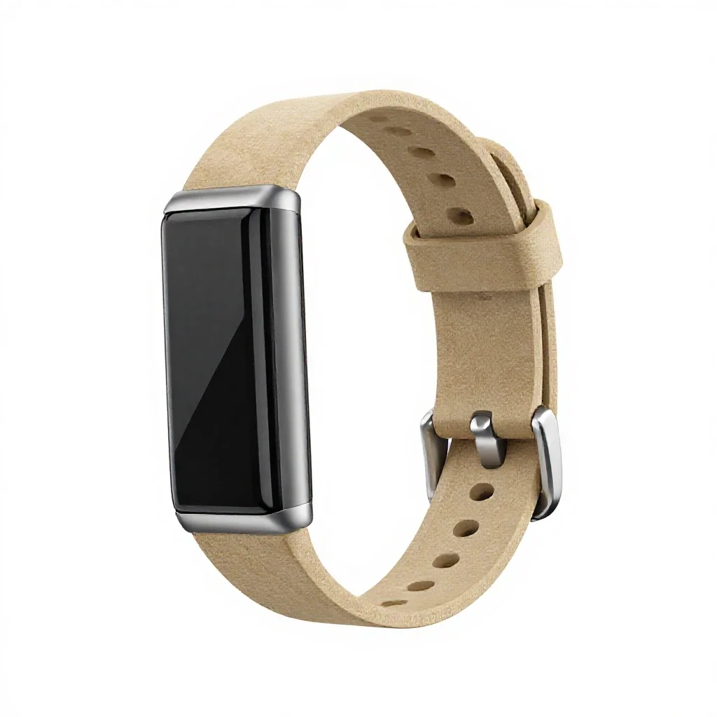 Fitness tracker band isolated on a white background