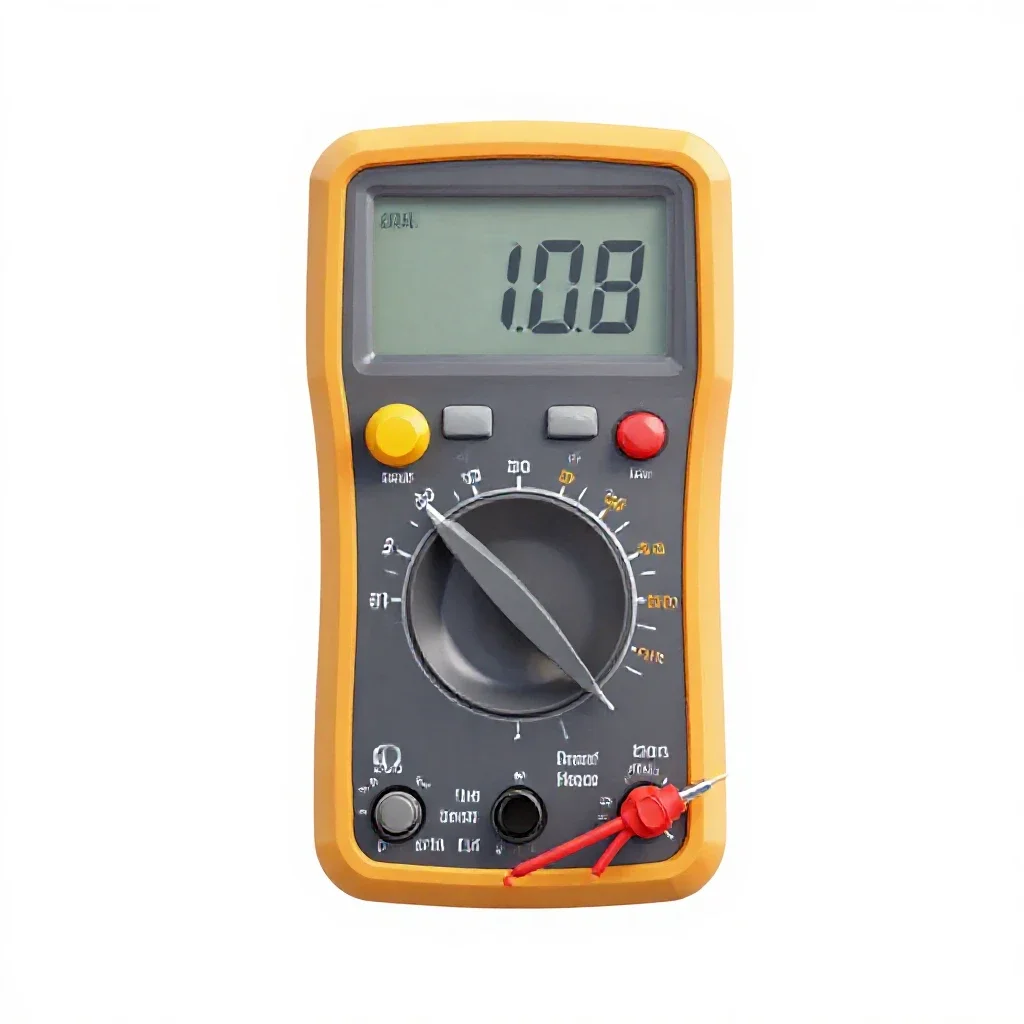 Multimeter isolated on a white background