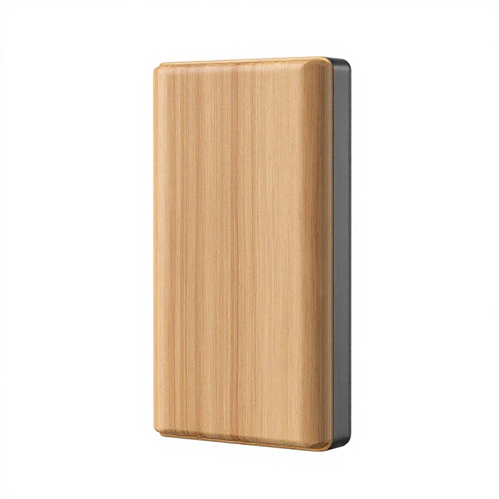 Portable power bank isolated on a white background