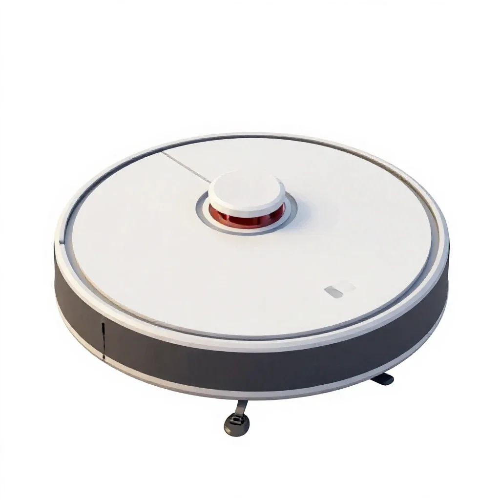 Robot vacuum isolated on a white background